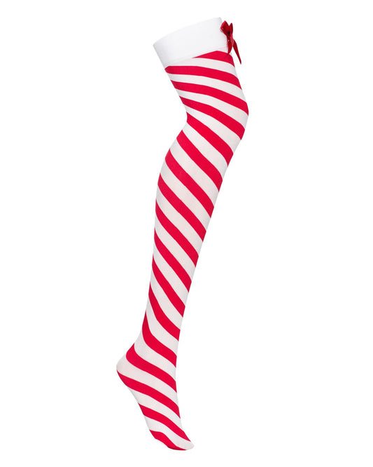 Панчохи Obsessive Kissmas stockings L/XL