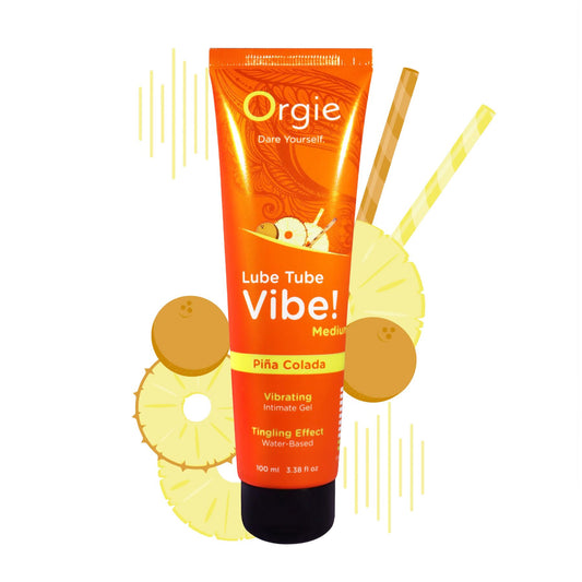 Вібролубрикант Orgie Lube Tube Vibe! Pina Colada