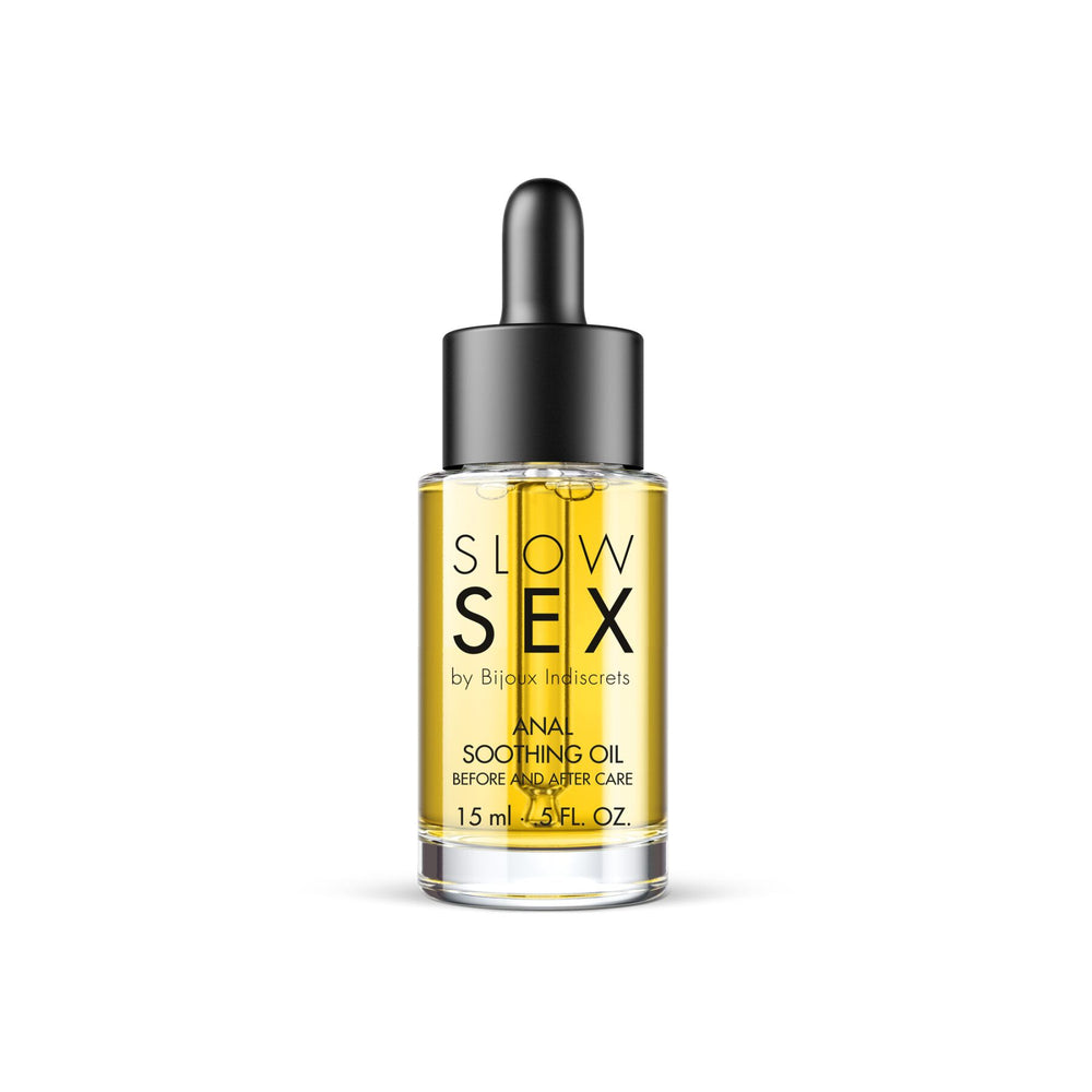 Заспокійлива олія для анального сексу Bijoux Indiscrets Slow Sex Anal Soothing Oil Before & After 15 мл