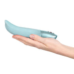 Вібратор для точки G Fun Factory Diva Dolphin Ice Blue, 10 режимів роботи, на батарейках