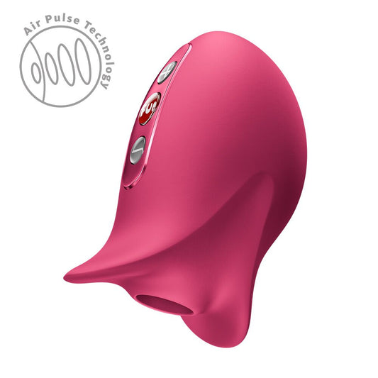 Вакуумний стимулятор Fun Factory Belle Raspberry, 11 режимів роботи, перезаряджуваний