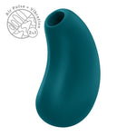 Вакуумний стимулятор з вібрацією Fun Factory Cherie Bottle Green, 11 + 12 режимів роботи, перезаряджуваний