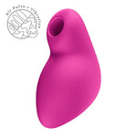 Вакуумний стимулятор з вібрацією Fun Factory Allure Magenta, 11 + 12 режимів роботи, перезаряджуваний
