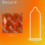 Презервативи Recare Color Fruit Flavour Condoms 3 шт, аромати: м'ята, банан, полуниця