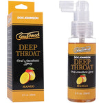 Спрей для мінету Doc Johnson GoodHead DeepThroat Spray - Mango для глибокого мінету