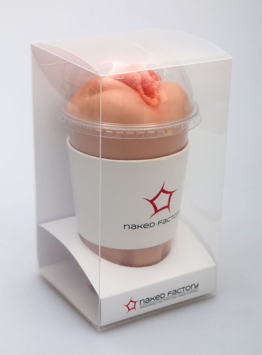 Мастурбатор-вагіна Naked Factory Cup Sleeve V–3, наскрізний