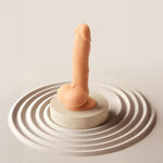 Фалоімітатор з вібрацією і ротацією Strap-On-Me Rotating & Vibrating Realistic Dildo - L - Vanilla