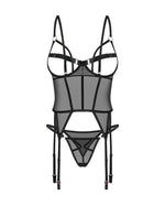 Корсет Obsessive Euridia corset & tanga XS/S
