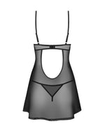 Сорочка Obsessive Euridia chemise & tanga M/L