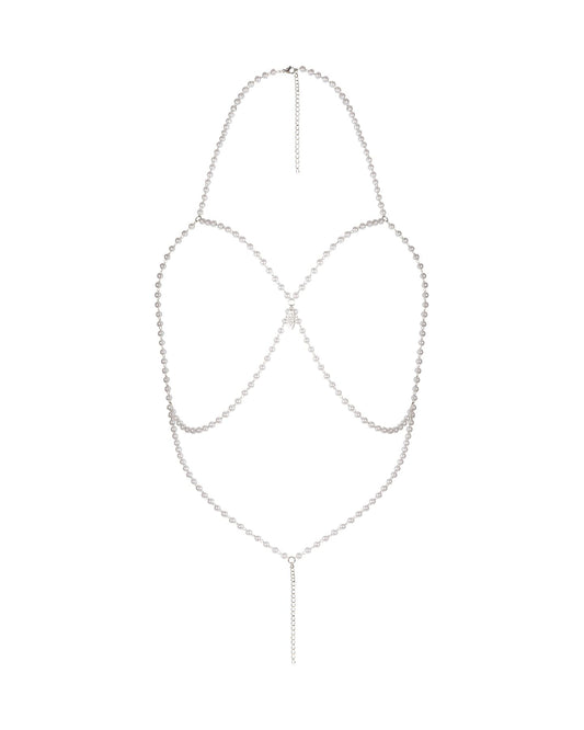 Прикраса на груди Obsessive Lyxa jewelry cupless bra