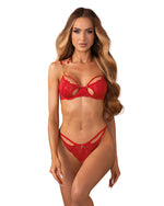 Комплект Obsessive Matildea 2-pcs crotchless set 2XL/3XL