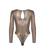 Боді Obsessive Soranna long-sleeved teddy S/M