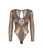 Боді Obsessive Soranna long-sleeved teddy 2XL/3XL