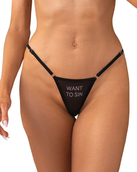 Трусики Obsessive Violami Sin thong L/XL