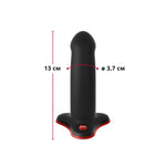 Фалоімітатор Fun Factory AMOR Black, довжина 14,6 см, діаметр 3,7 см, вигнутий