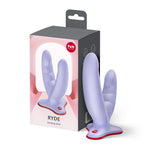 Подвійний фалоімітатор Fun Factory RYDE Purple, гнучкі стовбури, присоска