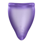 Менструальна чаша Fun Factory FUN CUP SIZE B Black Currant, багаторазова, діаметр 4,3 см, об’єм 30 мл