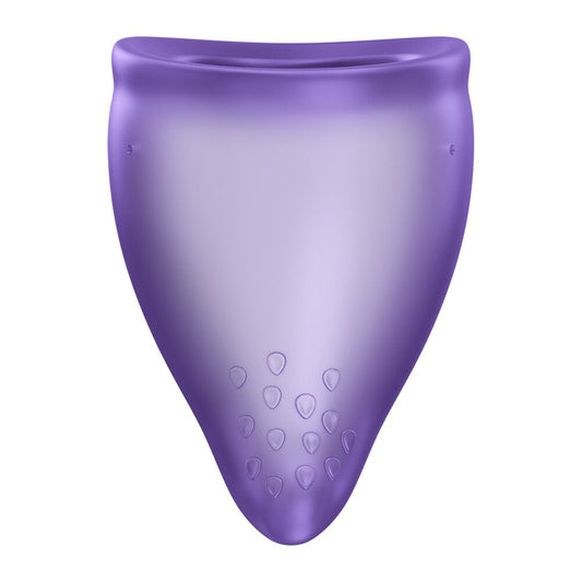 Менструальна чаша Fun Factory FUN CUP SIZE B Black Currant, багаторазова, діаметр 4,3 см, об’єм 30 мл
