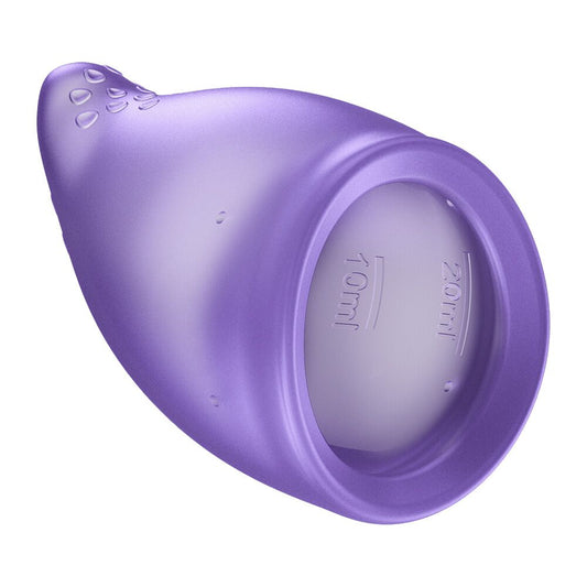 Менструальна чаша Fun Factory FUN CUP SIZE A Black Currant, багаторазова, діаметр 4 см, об’єм 20 мл