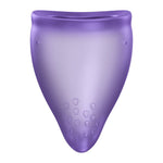 Менструальна чаша Fun Factory FUN CUP SIZE A Black Currant, багаторазова, діаметр 4 см, об’єм 20 мл