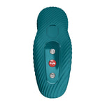 Накладний вібратор Fun Factory LAYA III Bottle Green, ефект постукування пальцем