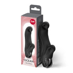 Вібратор-кролик Fun Factory OCEAN Black, для клітора та точки G, 6 режимів, на батарейках