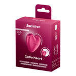 Вакуумний стимулятор-серце з вібрацією Satisfyer Cutie Heart Battery Series