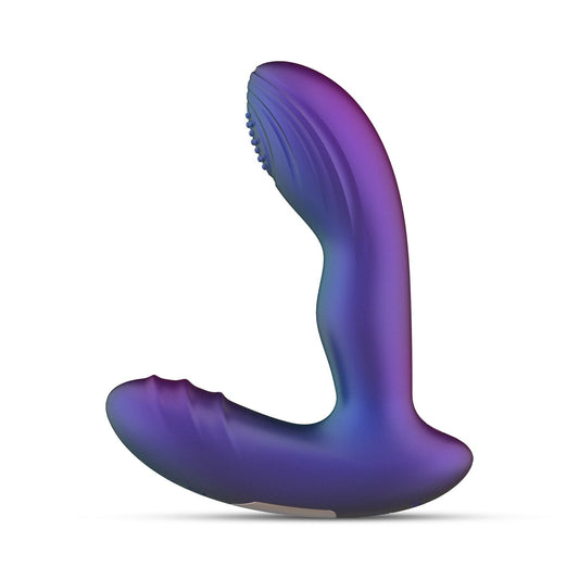 Анальна вібропробка з пульсацією Hueman - Galaxy Tapping Buttplug