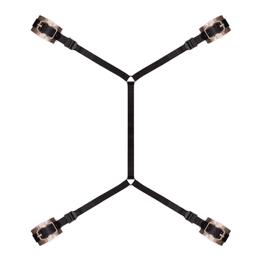 Фіксатор рук і ніг для ліжка Rosy Gold - Under-Mattress Restraint Set