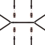 Фіксатор рук і ніг для ліжка Rosy Gold - Under-Mattress Restraint Set