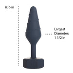 Анальна пробка Lux Active Twist Plug Large Blue
