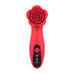 Розкішний вібратор для клітора Loviss Tona Rose Vibrator, у вигляді троянди, 9 режимів