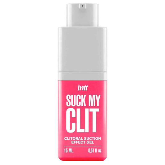 Смоктайзер для клітора Intt Suck My Clit Wild Strawberry (15 мл), полуниця, гель з ефектом посмоктування