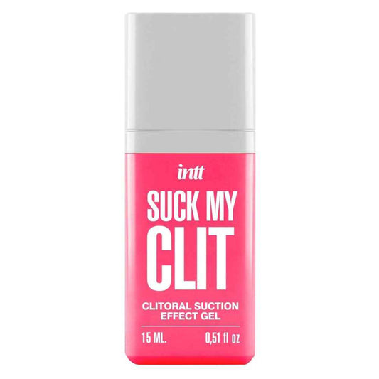 Смоктайзер для клітора Intt Suck My Clit Wild Strawberry (15 мл), полуниця, гель з ефектом посмоктування