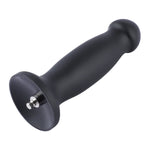Силіконовий фалоімітатор для секс-машин Hismith 7.2" Black Silicone Anal Dildo, система KlicLok