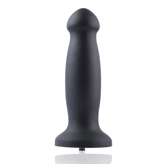Силіконовий фалоімітатор для секс-машин Hismith 7.2" Black Silicone Anal Dildo, система KlicLok