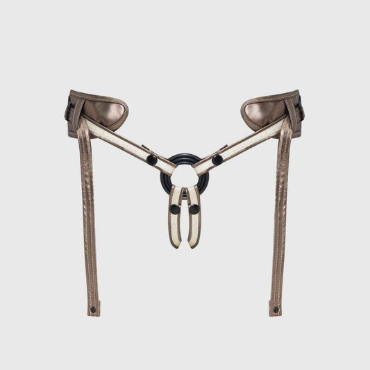Трусики для страпону Strap-On-Me Leatherette Harness DESIROUS - NEW DESIGN