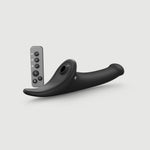Вібронасадка для страпону з вакуумною стимуляцією Strap-On-Me Multi Orgasm Dildo M Black