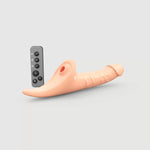 Вібронасадка для страпону з вакуумною стимуляцією Strap-On-Me Multi Orgasm Realistic Dildo M Vanilla