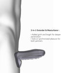 Насадка на член Manwan RYZER MAX - Black Plum