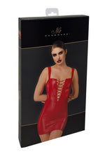 Сукня Noir Handmade F364 Bombshell Lace-Up Mini Dress Red XL