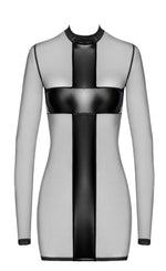 Сукня Noir Handmade F369 Crossfire Mesh & Wetlook Mini dress S
