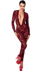 Бодістокінг Noir Handmade F382 Kink Royal Catsuit S