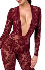Бодістокінг Noir Handmade F382 Kink Royal Catsuit M