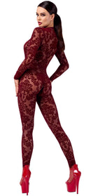 Бодістокінг Noir Handmade F382 Kink Royal Catsuit XL