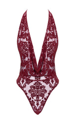 Боді Noir Handmade F386 Kink Royal cascade bodysuit XS