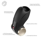 Мастурбатор для головки пеніса Fun Factory COBRA LIBRE II Black, 2 мотори, гра без рук