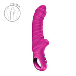Вібратор для точки G Fun Factory TIGER Magenta, ребристий, підходить для анальної стимуляції