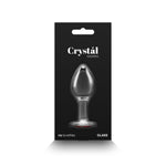 Скляна анальна пробка NS Novelties Crystal - Desires - Red Heart - Medium