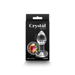 Скляна анальна пробка NS Novelties Crystal - Desires - Rainbow Gem - Small